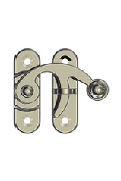 KROM SÜPER KEDİ KİLİDİ "3 Adet Takım" Büyük Çengel Kilit, Klips, Sineklik Kapı, Pencere, Kombi Dolap VS..