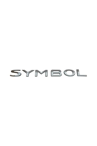 Renault Clio Symbol Arka Monogram Amblem Yazısı Yeni Model - 8200867304 Uyumlu