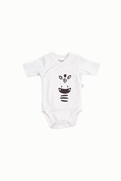 Boumini Cotton Baby Cruiser - Short Sleeve Body - Ecru Giraffe