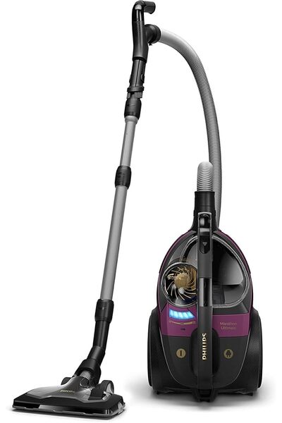 Philips VPS TriActive Ultra Başlık HEPA 13 , 899 W Koyu Leylak Marathon Ultim...
