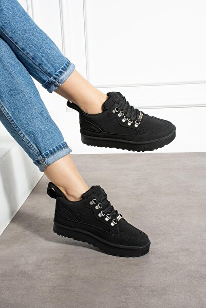 L.A Polo Siyah Süet Kadın Bot