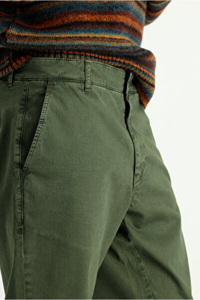 Kiğılı Regular Fit Likralı Kanvas / Chino Pantolon
