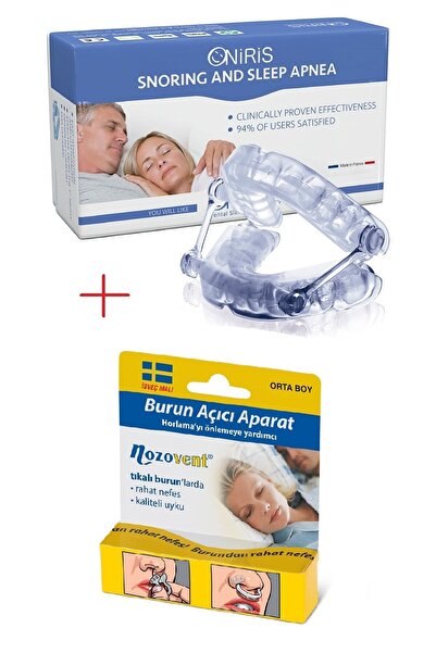 Oniris Horlama Ve Uyku Apnesi Protezi Nozovent Orta Boy Burun Açıcı