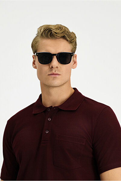 Kiğılı Slim Fit Slim Fit Cotton Pocket Polo Neck T-Shirt