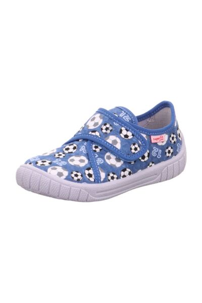 Superfit Bill Children's Home Nursery Shoes Blue Football 000279-8400