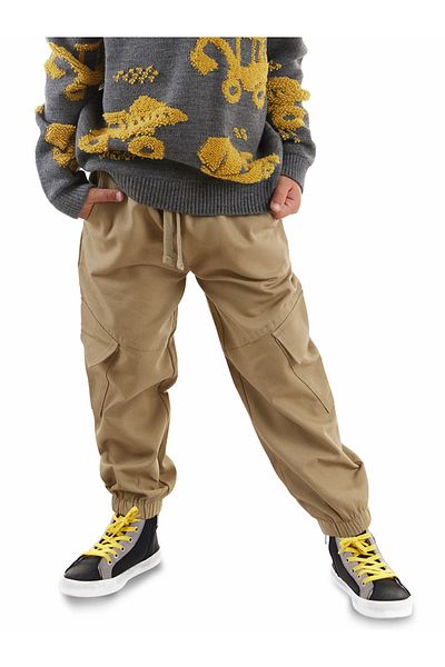 MSHB&G Boy's Beige Canvas Pants
