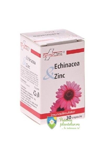 FarmaClass Echinacea și Zinc 30 capsule