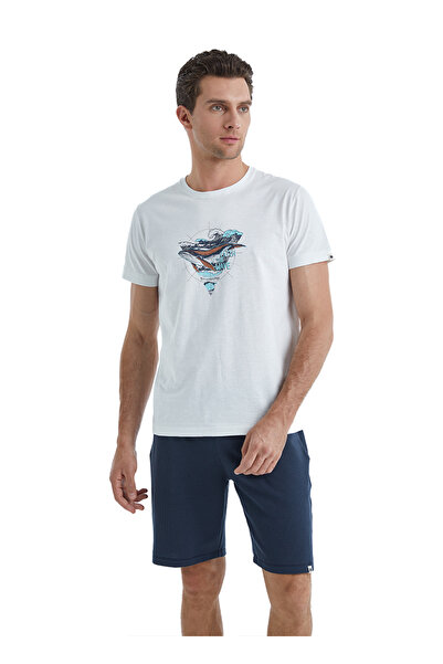 Blackspade Erkek T-Shirt 40510 - Beyaz