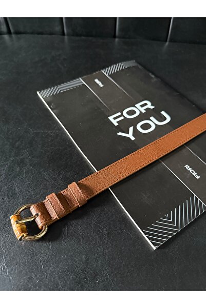 Fiori حزام نسائي بإبزيم بيضاوي