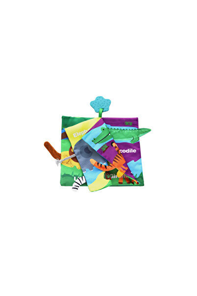 Kikka Boo Educational book with teething toy KikkaBoo Jungly tails