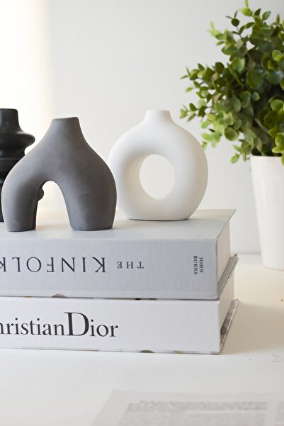 LALEZEN HOME Decorative Sleek Minimal 3-Piece Stylish Vase Set