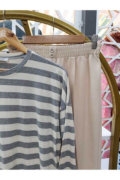 ALMİNA Pocketed Cotton Viscose Tunic