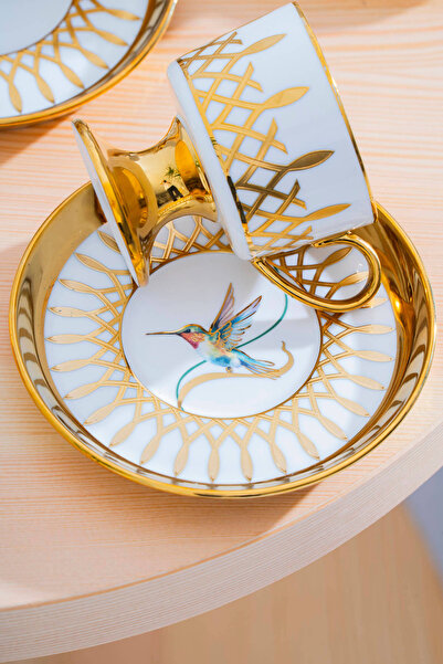 ACAR Leoni Coffee Cup Set for 6 People - 90 ml