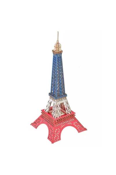 Star Master Wooden Construction Set 3D Model, Eiffel Tower, 96 Pieces, 14+ Years