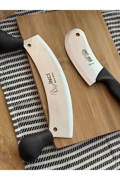 Cavit İnox Kıyma Zırh Bıçak Seti 2 Parça