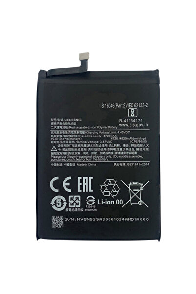 Fodos Xiaomi Uyumlu Mi 10T 5G / Mi 10T Pro 5G Pil Batarya BM53 M2007J3SY / M2007J3SG