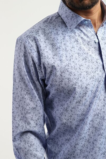 EMILIO BETTI DAR KESİM UZUN KOL BASKILI LİKRA