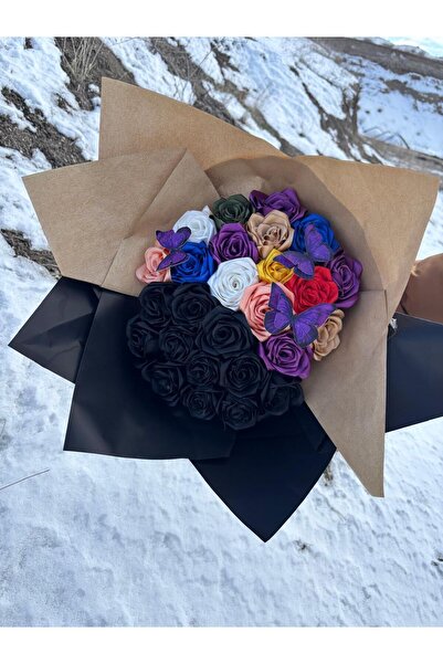 soyarcollection Senden önce senden sonra 21'li solmayan gül buketi