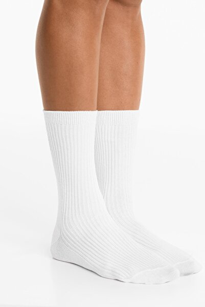 Oysho 3 pairs of cotton blend classic sports socks