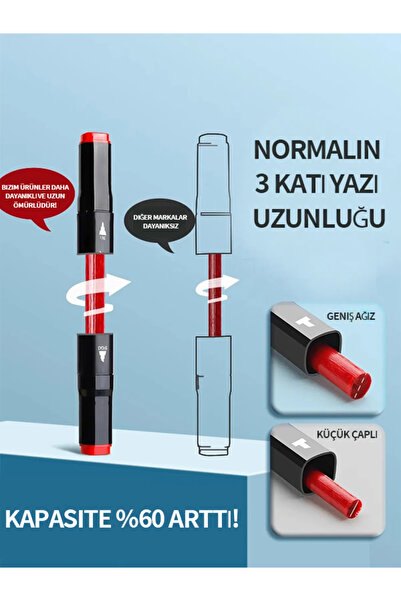 MAVIGOK 168 Renkli Çift Uçlu Kalın/İnce Uçlu Keçeli Marker Seti - Profesyonel Çizim ve Boyama