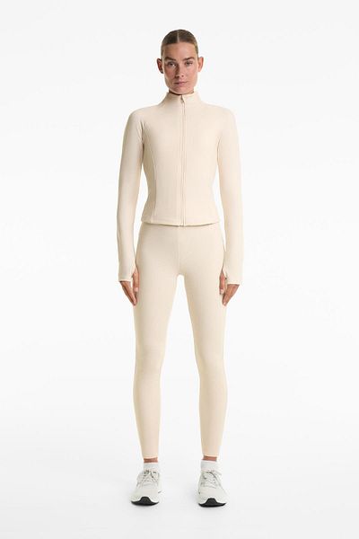 Oysho Light warm technical waffle jacket