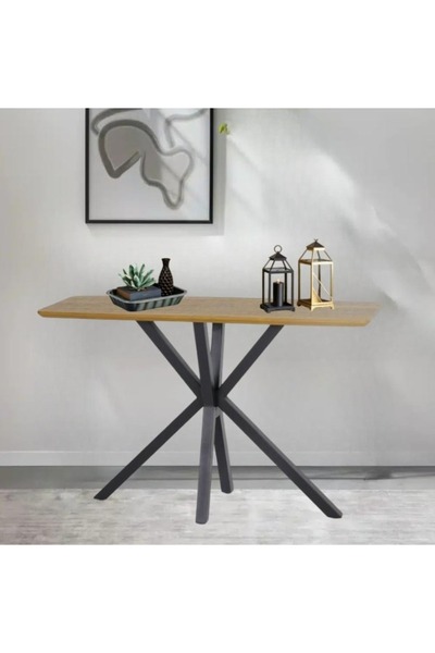 DEC13 Stylish wooden console with a modern design