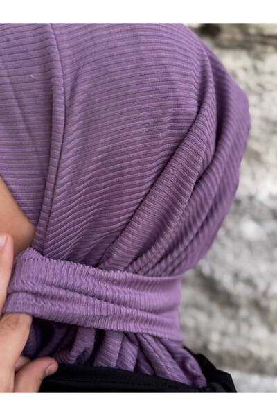 ALDAYER Snap Hijab Bonnet Striped Child