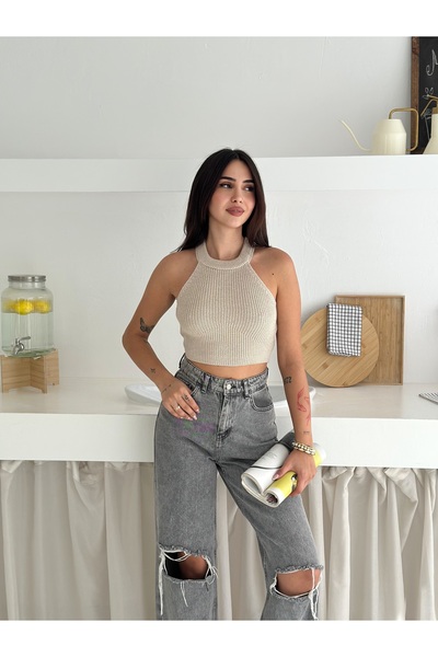 b buhari bykoc Πλεκτό Πλεκτό Μπλουζάκι Σελανίκης