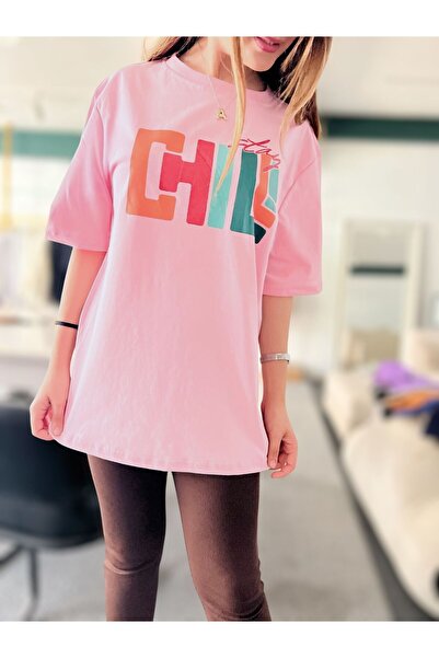 Sheesy Μπλουζάκι STAY CHILL oversized