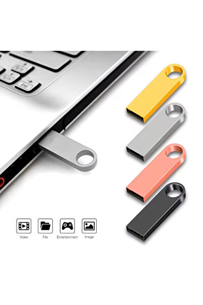 Ahanda Buldum ذاكرة فلاش USB 3.0 معدنية سعة 128 جيجابايت - عالية السرعة، محمو...