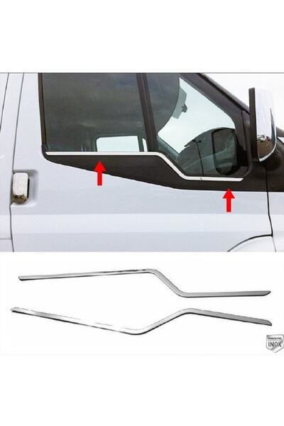 Leonacs Fams Otomotiv F, Transit Krom Cam Çıtası 2 Parça 2000-2014 Uyumlu Pas...