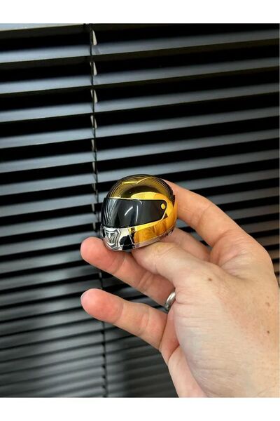 HEPBİMODA Motosiklet Kaskı Çakmak Hediyelik Çakmak Motor Çakmak