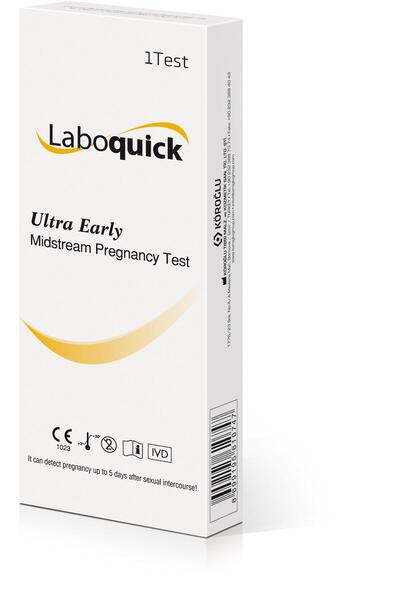 Laboquick 6 Adet Ovulasyon Testi 1 Ultra Erken Gebelik Testi Kargo
