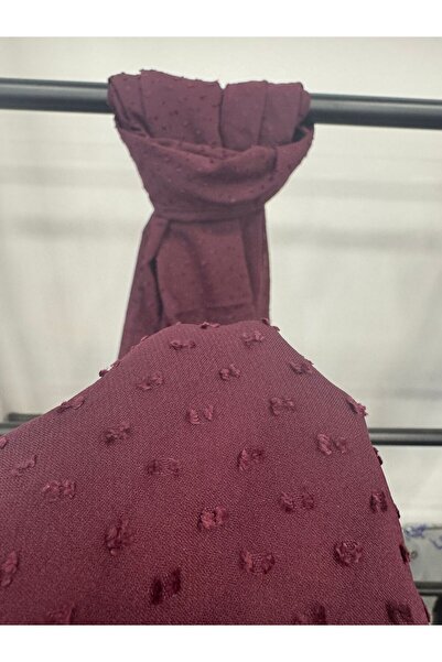 Butik PONPON ŞİFON BORDO ŞAL