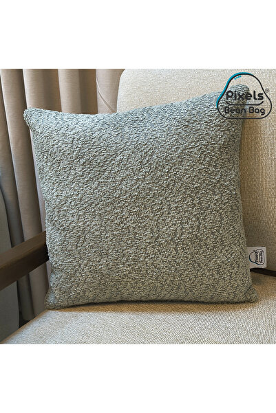 PixelsBeanBag Pixel Bean Bag Square Boucle Cushion Cover 40x40 cm (without filling)
