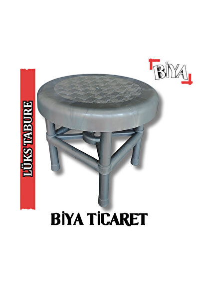 BİYA Lüks Yuvarlak Banyo Taburesi - Plastik