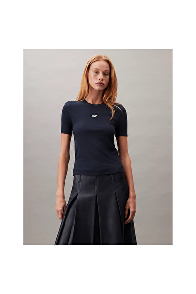 Calvin Klein Ck Lv044c901g A Modal Rib Tee Kadın Bluz