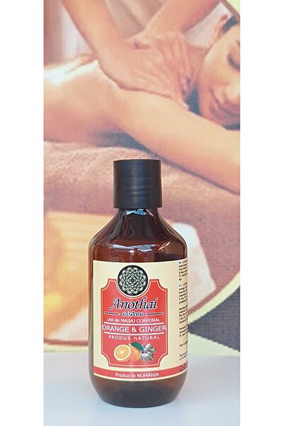 Anothai Ulei de masaj Orange & Ginger 300 ml, 100% Oil, SPA PRODUCTS