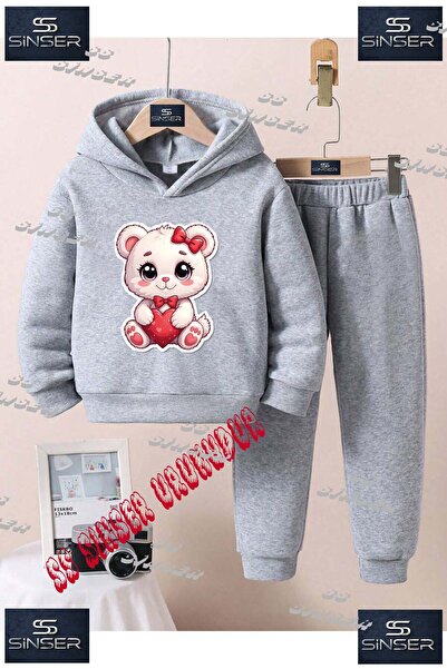 SS SİNSER Set de trening cu hanorac cu imprimeu special pentru copii, unisex,...