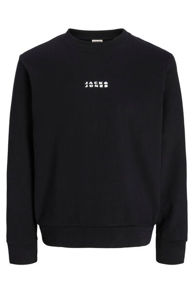 Jack & Jones Büyük Beden Logo Baskili Sweatshirt - Stance