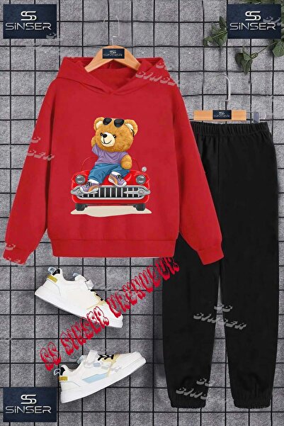 SS SİNSER Set de trening cu hanorac cu imprimeu special pentru copii, unisex,...