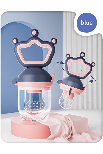 Twisoo Silicone Infant Fruit Feeder - BPA-Free Silicone 3 Size Mesh Nipple - Safe Fresh Vegetable &