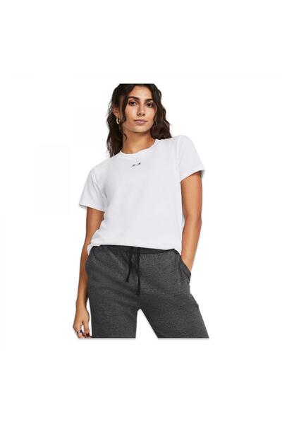 Under Armour 1383648 Ua Rival Core Ss Λευκό γυναικείο T-shirt