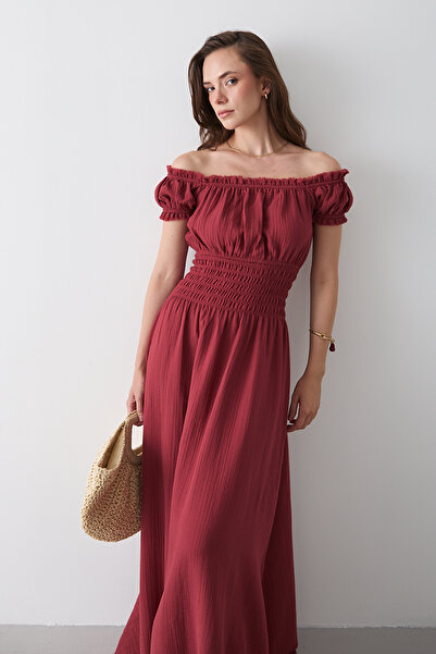 Laluvia Tile Gathered Dress - 2002