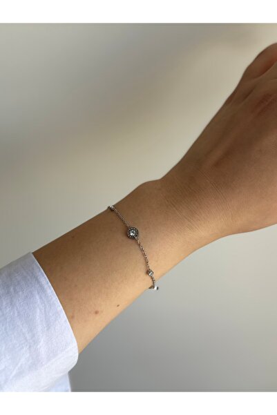 Owentis سوار ميتيلين من الفولاذ الفضي الأنيق بأرقام رومانية من العلامة التجار...