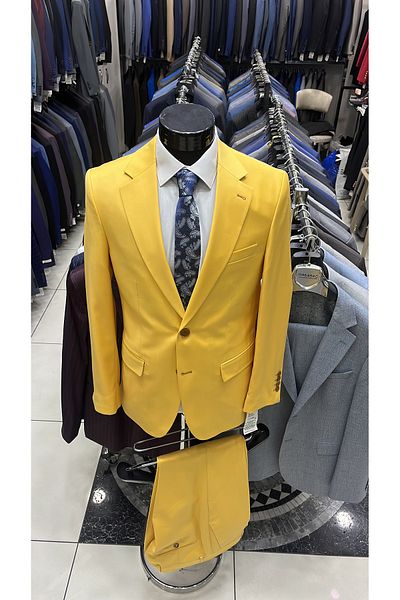 MASSARO Flafil 100% Wool Men's Suit