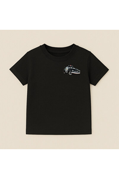 SVART WEAR Tricou pentru copii și adolescenți Cars Polis, cu gât crew, 100% b...