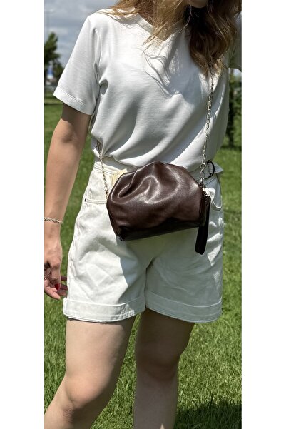 SİNİSA BAG Geantă de mână și de umăr pentru femei din piele moale cu curea de...