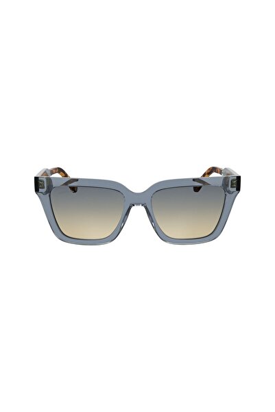 Lacoste L6063S-038 نظارة شمسية نسائية باللون الأزرق
