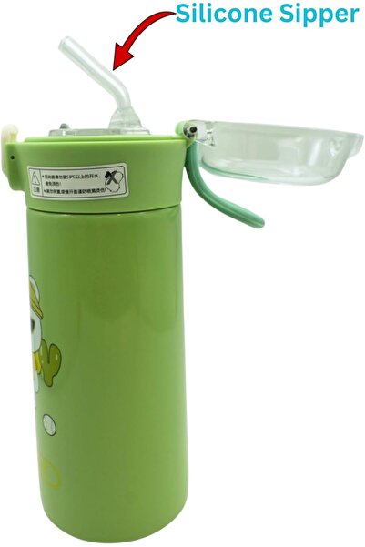 Mobcos stainless steel Kids Bottle Leakproof Fun & Sporty for School and Home